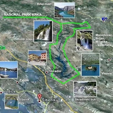 Holiday home House, 3 Brs, 100 Y Old, 14 Km Np Krka, 35 Km Sea